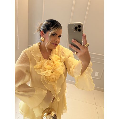 Vestido Orquidea Amarelo - BY JÉSSICA PIERI