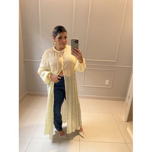 Chemise Leona Amarelo Manteiga - BY JÉSSICA PIERI