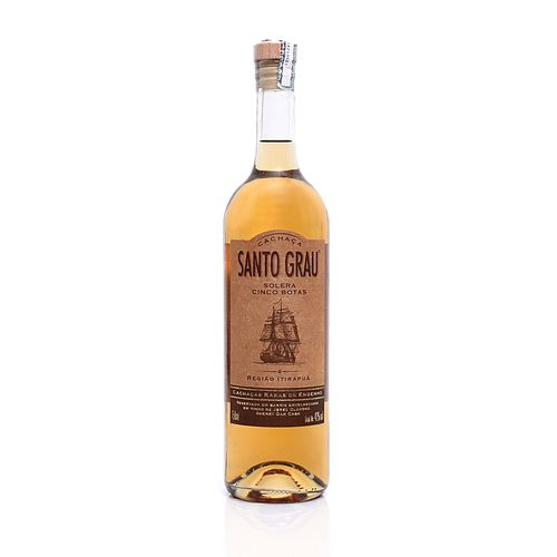 Cachaça Santo Grau Solera Cinco Botas 750ml - Cachaça Barra Grande