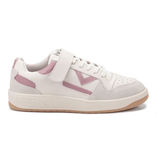 Tênis Napa Off White Lavanda Feminino em Couro Legitimo - 2272DLAVANDA - Loja Burke