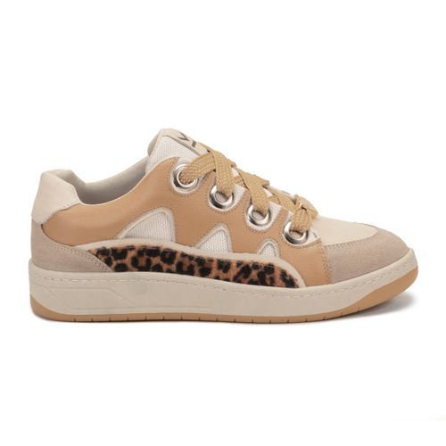 Tênis Napa Creme Feminino em Couro Legitimo - 2273ECREME - Loja Burke