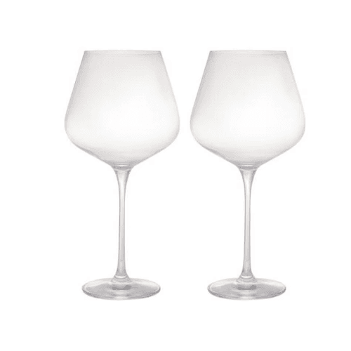 Cj 2 Taças De Vinho De Cristal Ecológico Elegance Lartisan 880ML