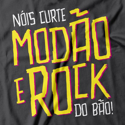 Babylook Modão e Rock do Bão. 100% algodão, 100% Minas Gerais.