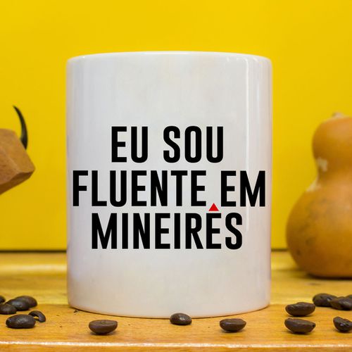 Compre a sua caneca esmaltada Sou Fluente em Mineirês em até 3 vezes sem juros