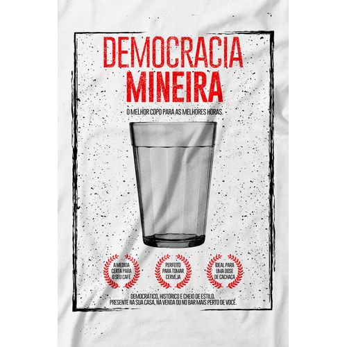 Babylook Democracia Mineira. 100% algodão, 100% Minas Gerais.