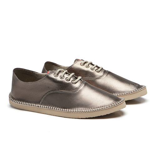 tenis espadrille casual chazz couro fly prata velh... - LOJA CHAZZ