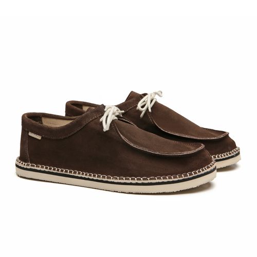 tenis espadrille cacareco chazz couro camurça café... - LOJA CHAZZ