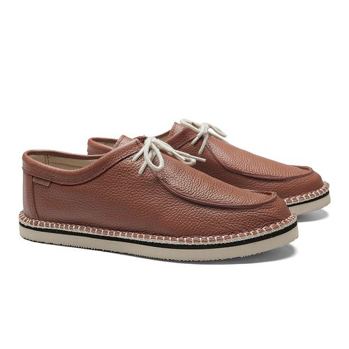 tenis espadrille cacareco chazz couro caramelo - c... - LOJA CHAZZ