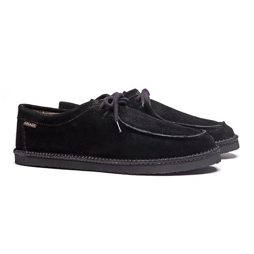tenis espadrille cacareco chazz preto camurça - LOJA CHAZZ