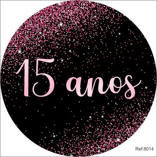 Painel 15 Anos Em Tecido 1,50x1,50 c/elástico - Criare Painéis