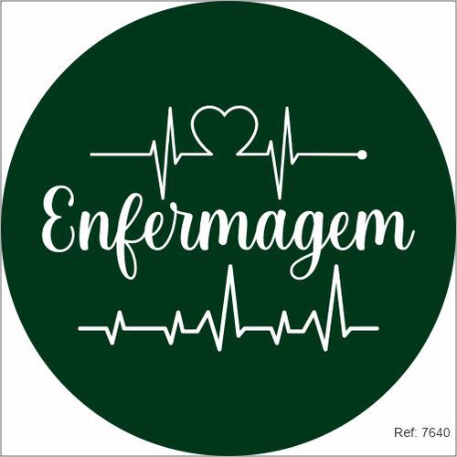Painel Téc. Enfermagem Em Tecido 1,50x1,50 c/elást... - Criare Painéis