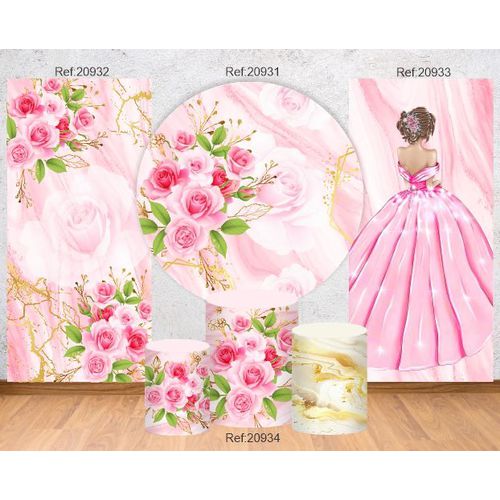 Kit Completo 15 anos 1,5 + Trio Cilindros + 02 Lat... - Criare Painéis