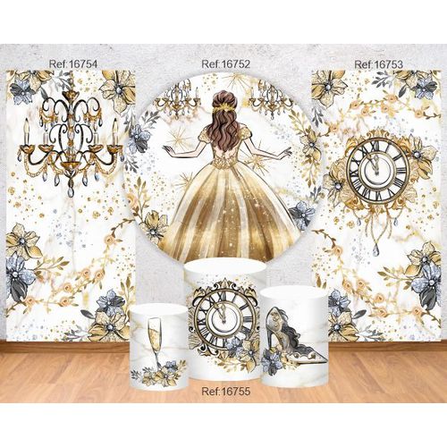 Kit Completo 15 anos 1,5 + Trio Cilindros + 02 Lat... - Criare Painéis