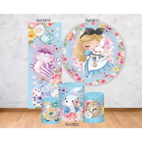 Kit Alice no País das Maravilhas 1,5 + Trio Cilind... - Criare Painéis