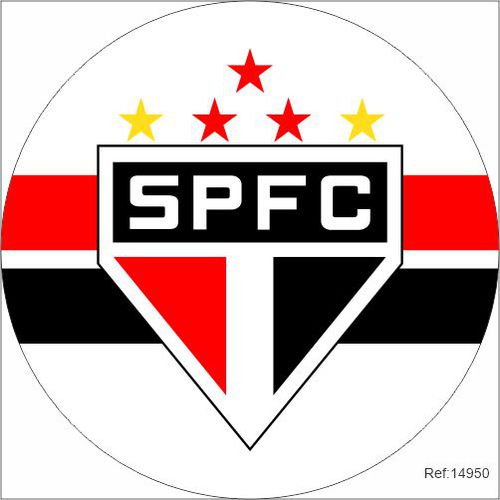 Painel Time São Paulo Em Tecido 1,50x1,50 c/elásti... - Criare Painéis