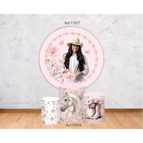 Kit Painel Boiadeira 1,50 + 3 Cilindros Criare Pai... - Criare Painéis