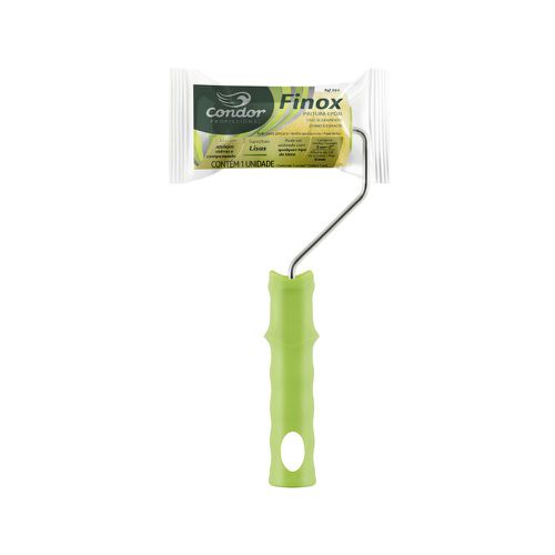 Rolo de Lã de Microfibra Finox 5cm com Suporte Com... - CS Tintas