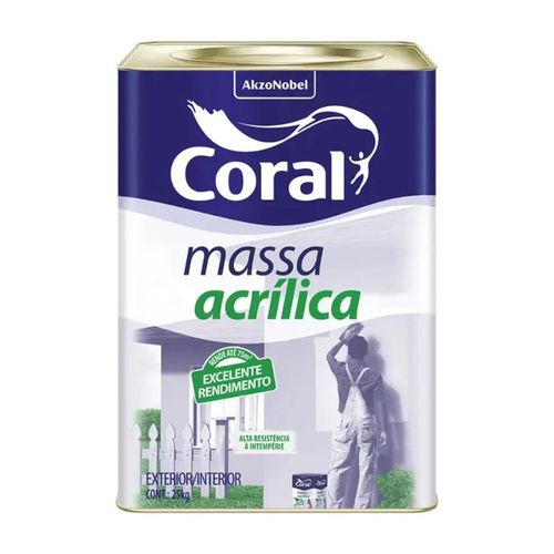 Massa Acrílica [CORAL] 25Kg - CS Tintas