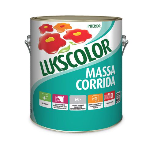 Massa Corrida Interna Nivela e Corrige 5,6kg - Luk... - CS Tintas