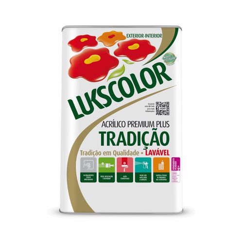 Tinta Acrílica Lavável Tradição Fosco Suave Perfum... - CS Tintas