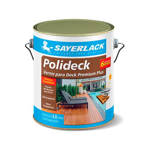VERNIZ NATURAL SEMI BRILHO POLIDECK [SAYERLACK] 3,... - CS Tintas