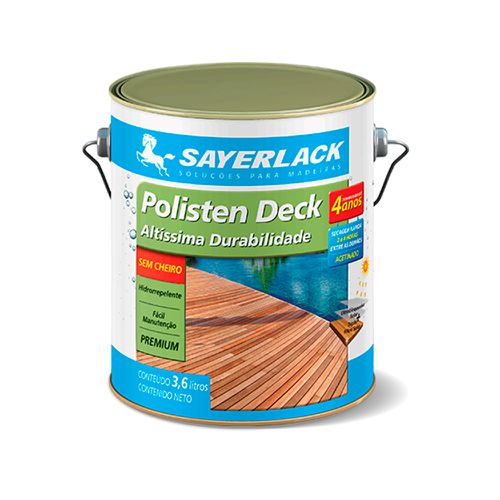 POLISTEN DECK STAIN NATURAL [SAYERLACK] 3,6L - CS Tintas