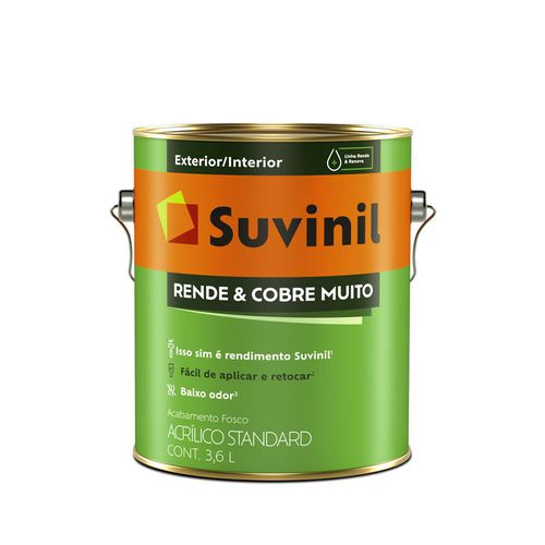 Tinta Acrílica Concentrada Rende e Cobre Branco Fo... - CS Tintas