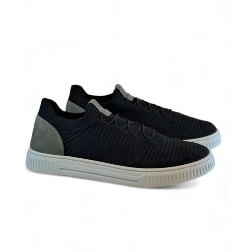 TÊNIS MASCULINO URBAN PRETO DET. CINZA - Diorne | Sapatos Premium