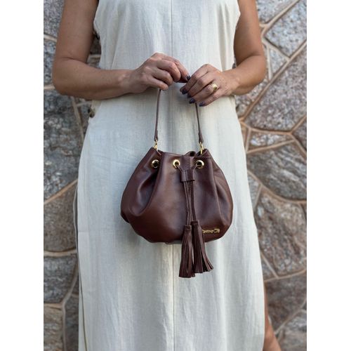 Bolsa Bucket Chocolate - Donna Clô
