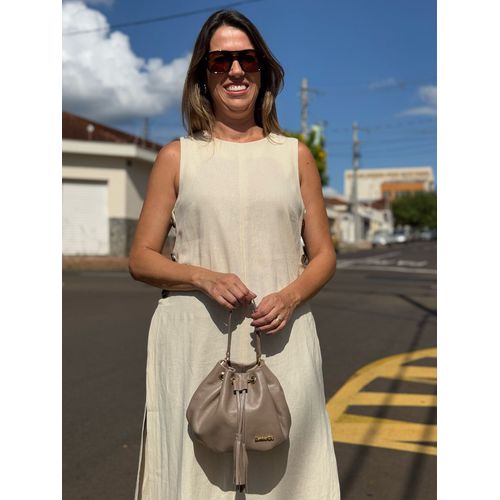 Bolsa Bucket Cinza - Donna Clô