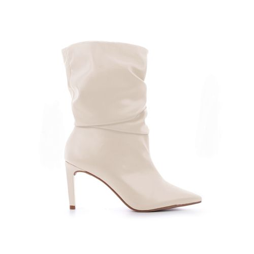 Bota Slouch Off White Salto Fino Donna Clô - Donna Clô