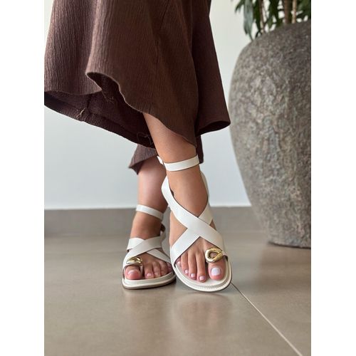 Papete Luna Off White - Donna Clô