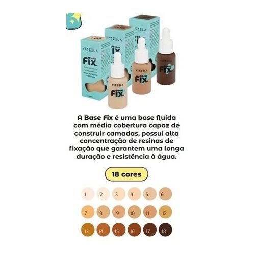 Base Líquida Fix – Vizzela