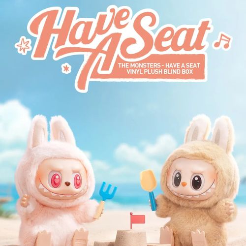 Boneco Labubu Surpresa Original - Have a Seat - CAIXA COM 1 UNIDADE
