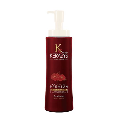 Kerasys Oriental Premium Red Camellia Oil EX Conditioner – Condicionador Reparador e Fortalecedor