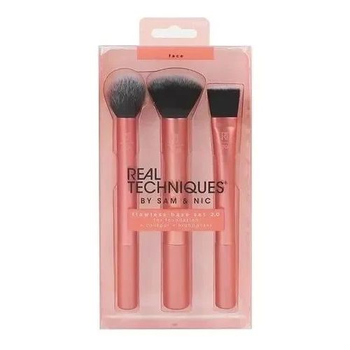 Kit 3 Pincéis Flawless Base Set 2.0 - Real Techniques