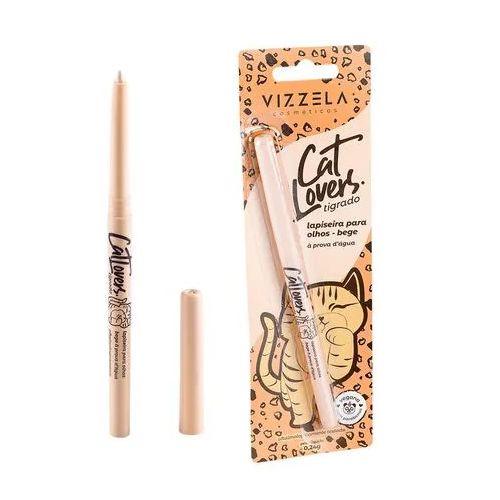 Lapiseira para Olhos Vizzela Cat Lovers – Cor Bege