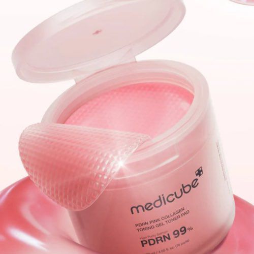 MEDICUBE PDRN PINK COLLAGEN Tonificante GEL TONER PAD