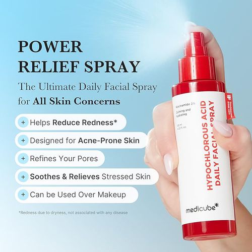 Medicube Power Soothing Spray,Hypochlorous Acid Daily Facial Mist for Calming & Soothing