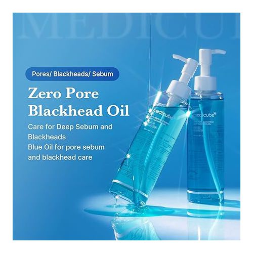 MEDICUBE ZERO PORE BLACKHEAD DEEP CLEANSING OIL 