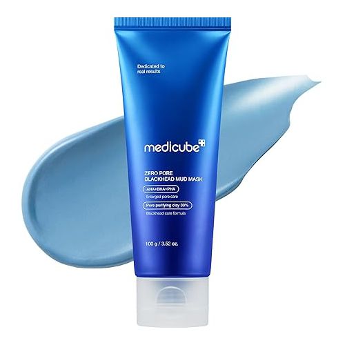 MEDICUBE Zero Pore Blackhead Mud Facial Mask - Skin Cooling & Pore