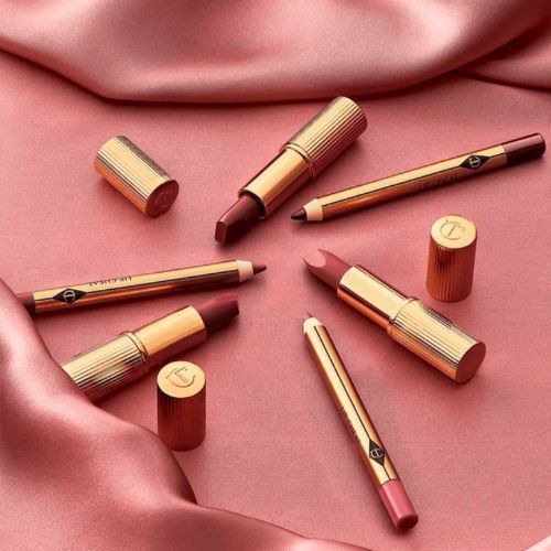 Mini Kit Lapis + Batom Charlotte Tilbury - Lip Cheat P.t / Kissing P.t