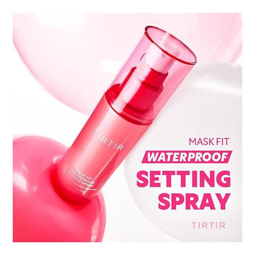 TIRTIR Waterproof Setting Spray – 24 Hour Long Lasting Fix, Sweatproof Water Resistant Makeup Finisher