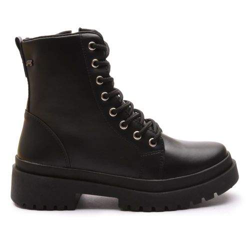 Bota Coturno Feminino Com Cadarço e Zíper Lateral ... - ELITEDOSPES