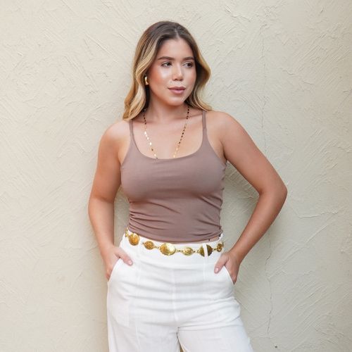 Cropped Alça Fina