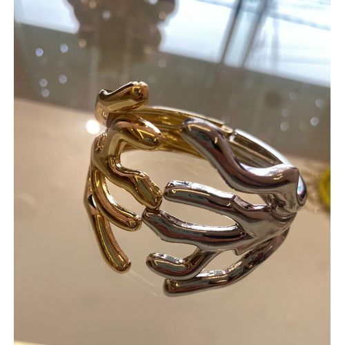 Bracelete Dourado Prata