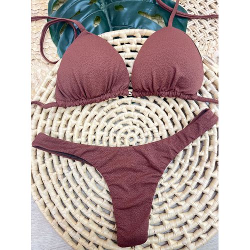 Conjunto Biquini lola marrom 