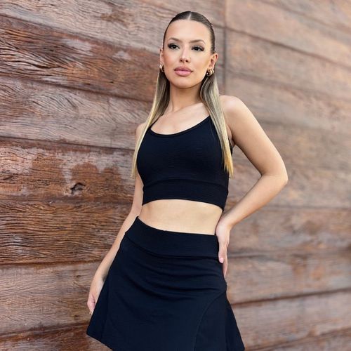 Short Saia Preto