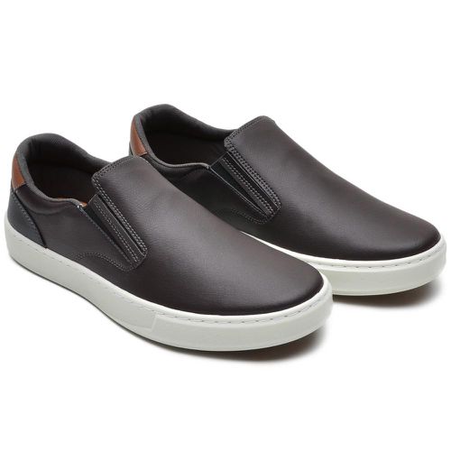 Sapatênis Casual Masculino Slip-On Couro Sintetico... - ESTILODR
