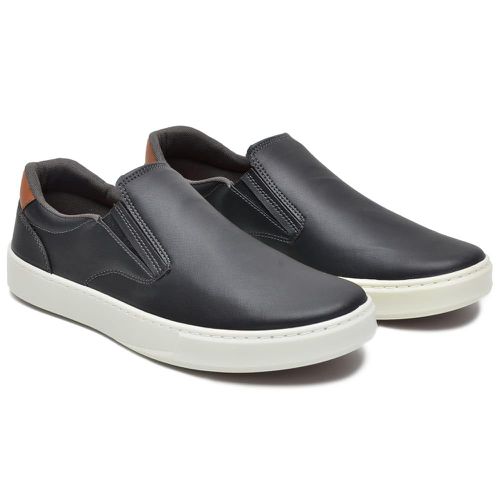 Sapatênis Casual Masculino Slip-On Couro Sintetico... - ESTILODR